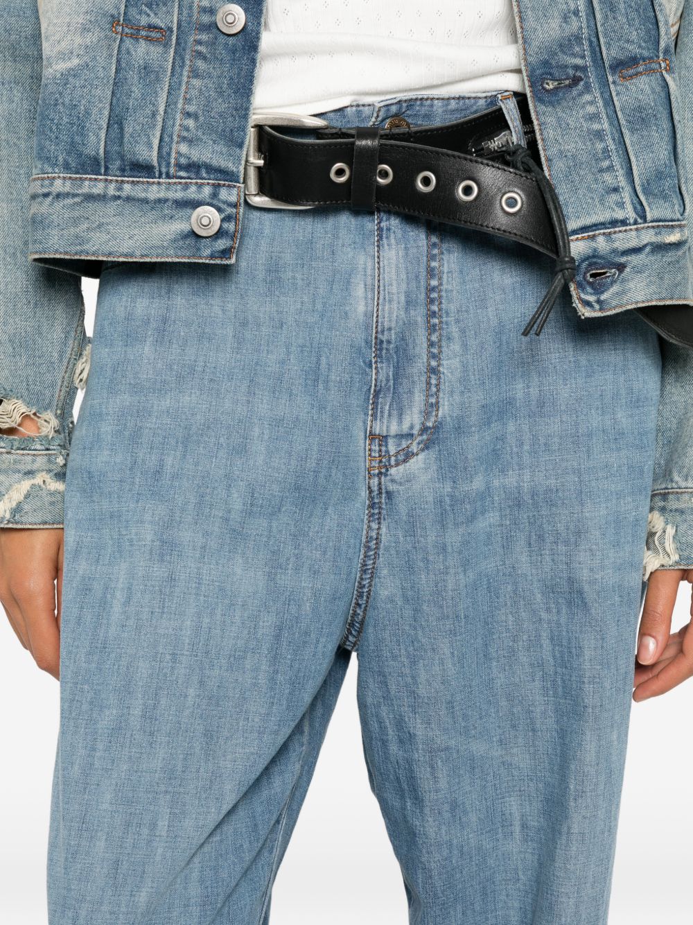 Miu Miu Women Flared Denim Jeans