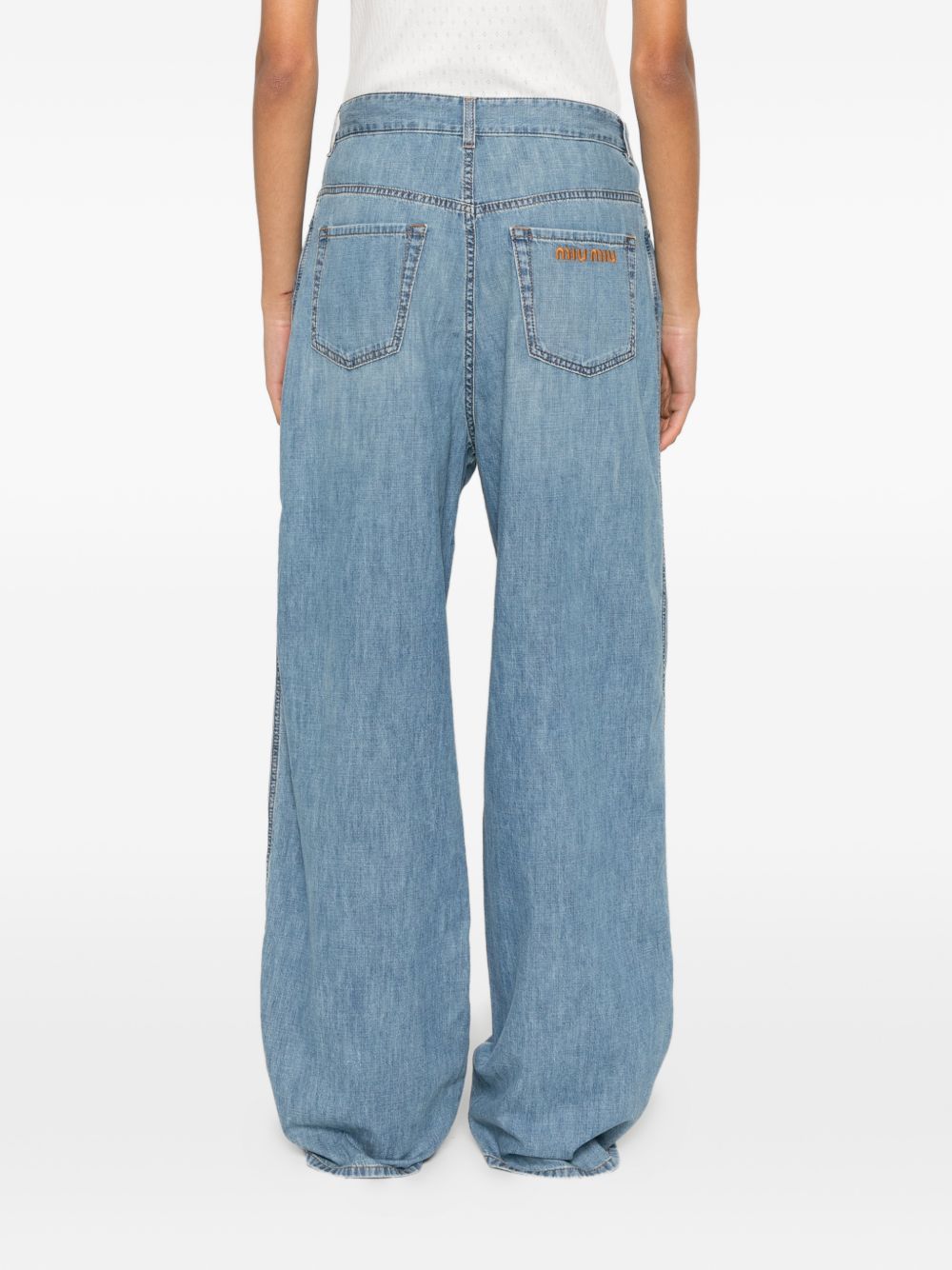 Miu Miu Women Flared Denim Jeans