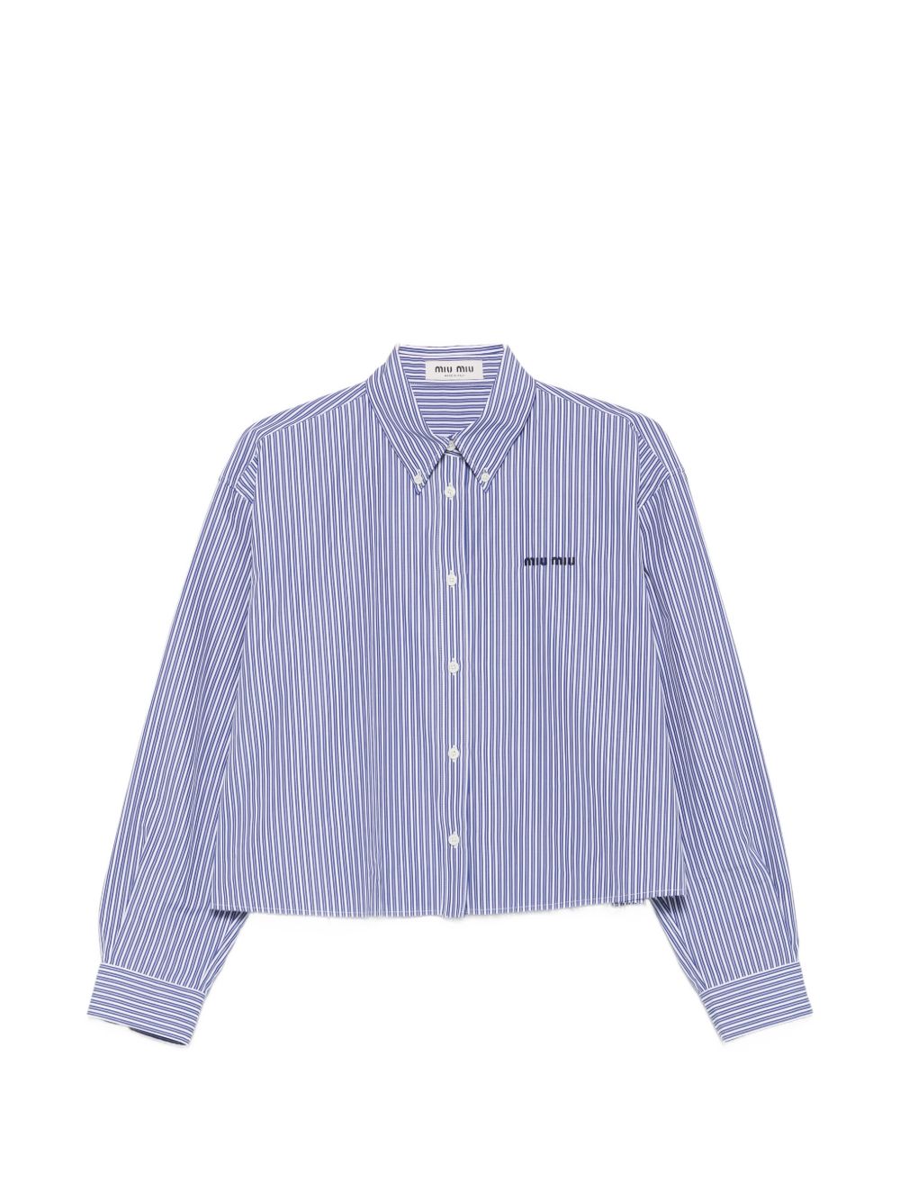 Miu Miu Women Logo Cotton Shirt