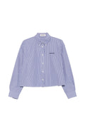 Miu Miu Women Logo Cotton Shirt