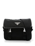 Prada Men Re-Nylon And Saffiano Crossbody Bag