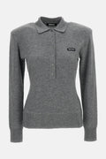 Rotate Women Wool Longleeve Polo