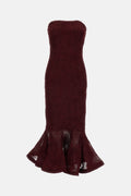 Rotate Women Flower Mesh Flounce Dress