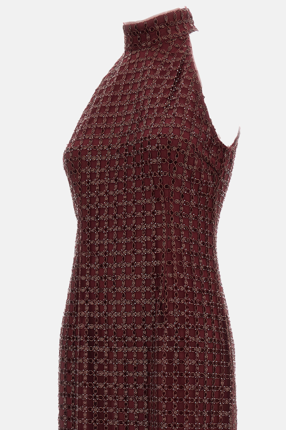 Rotate Women Beaded Maxi Dress