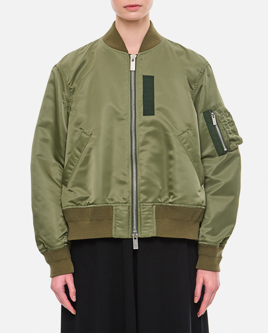 Sacai Women Nylon Twill Blouson