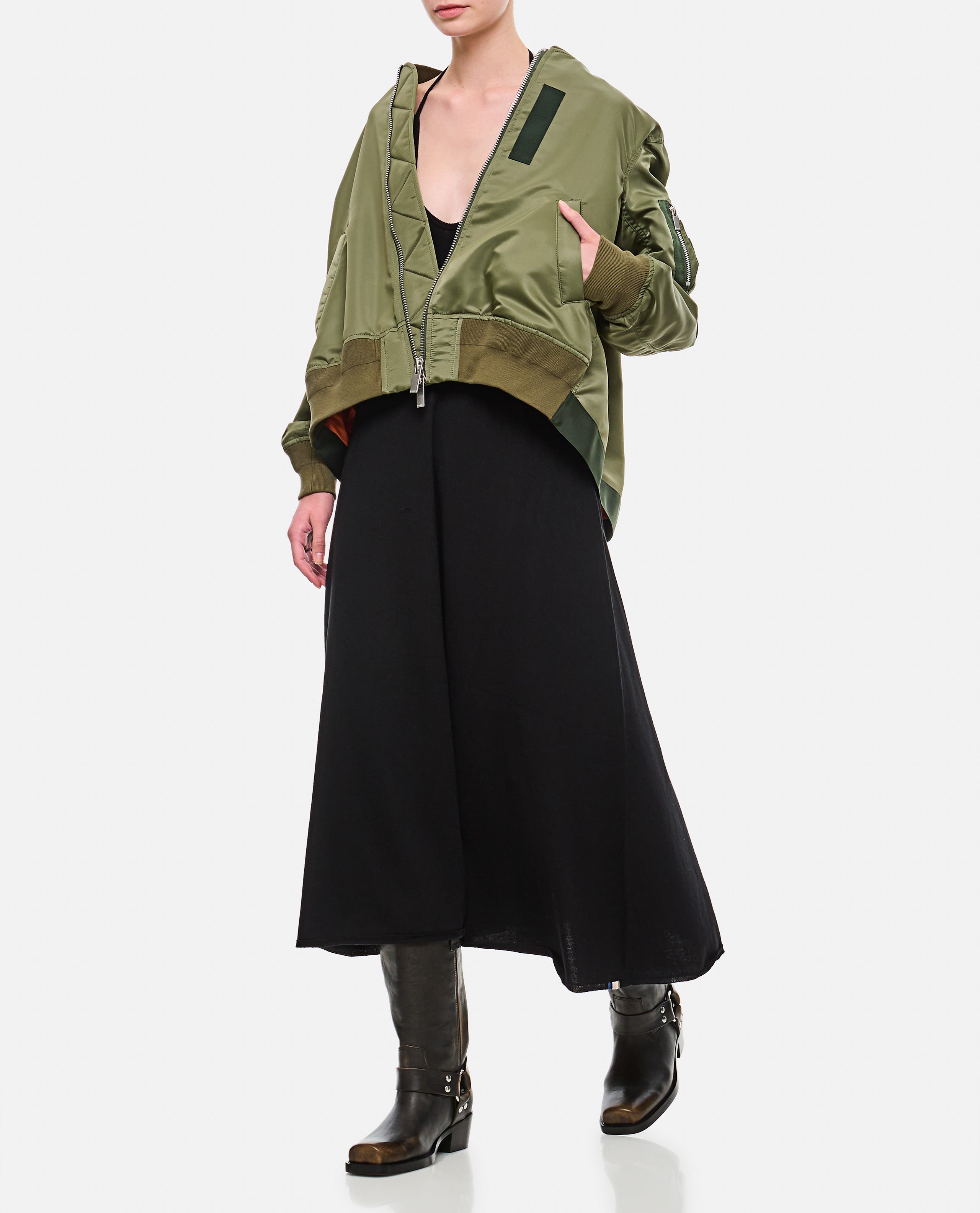 Sacai Women Nylon Twill Blouson