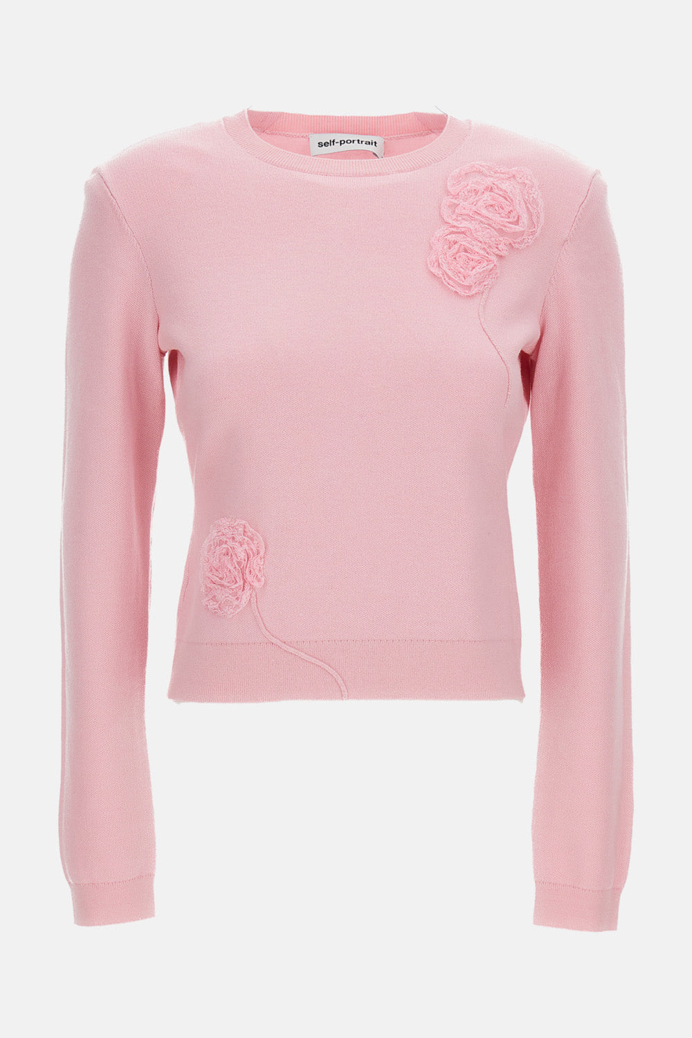 Self-Portrait Women Flower Knit Jumper