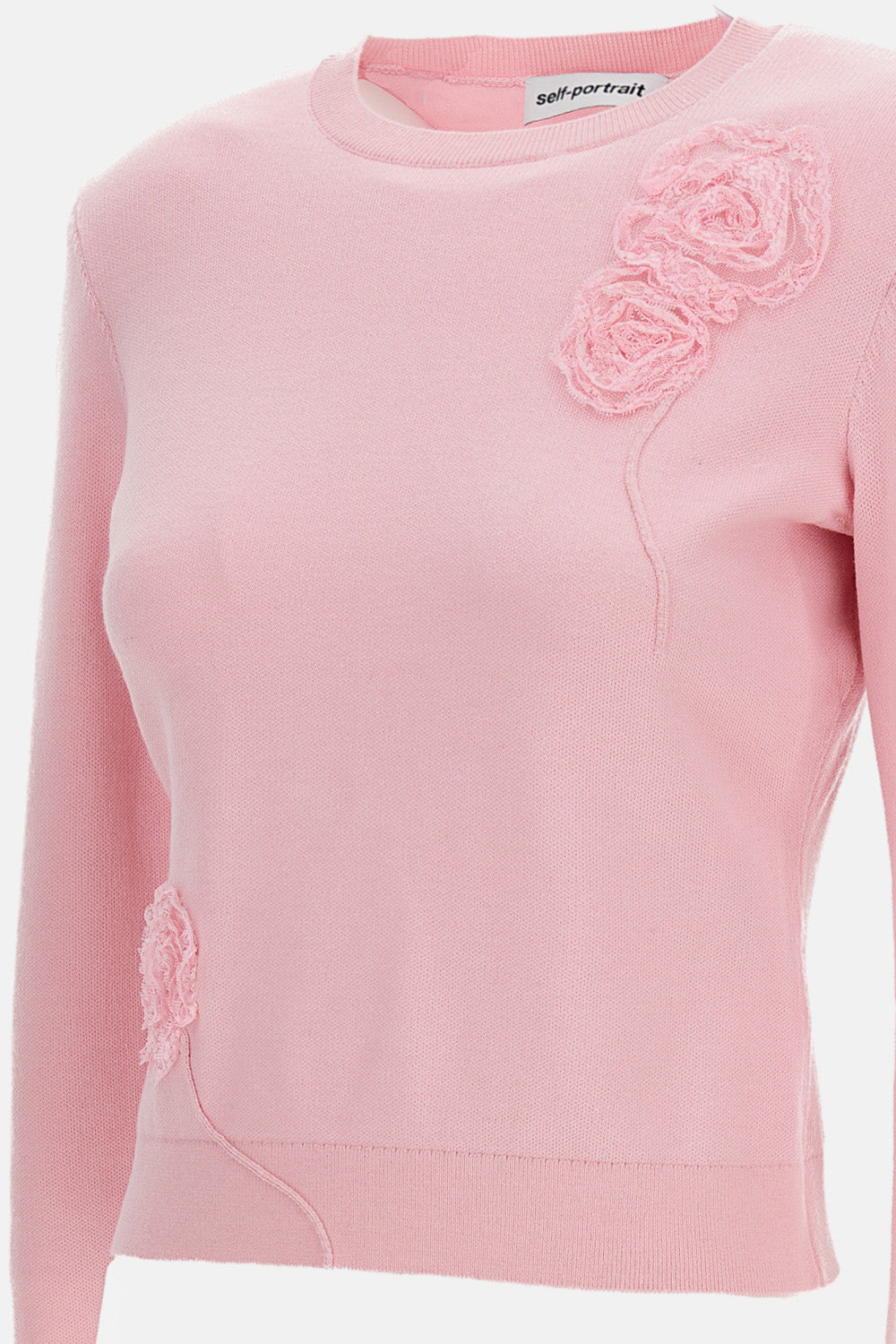 Self-Portrait Women Flower Knit Jumper