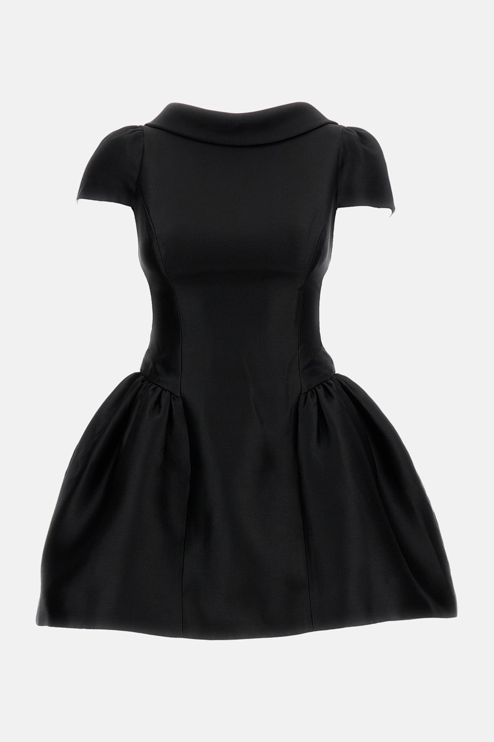 Self-Portrait Women Taffeta Collared Mini Dress