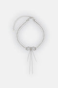Self-Portrait Women Double Crystal Bow Choker