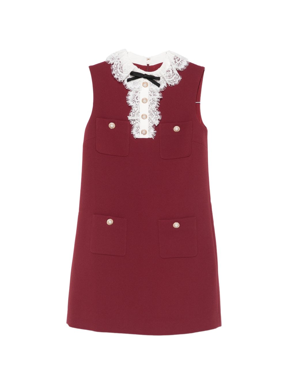 Self Portrait Women Lace Collar Mini Dress