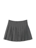 Self Portrait Women Wool Pleated Mini Skirt