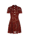 Self Portrait Women Lace Mini Dress