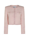 Self Portrait Women Bouclé Short Jacket