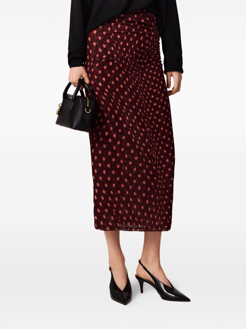 Stella Mccartney Women Polka Dot Long Skirt