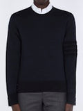 Thom Browne Men Ottoman Milano Stitch 4-Bar Bomber Pullover