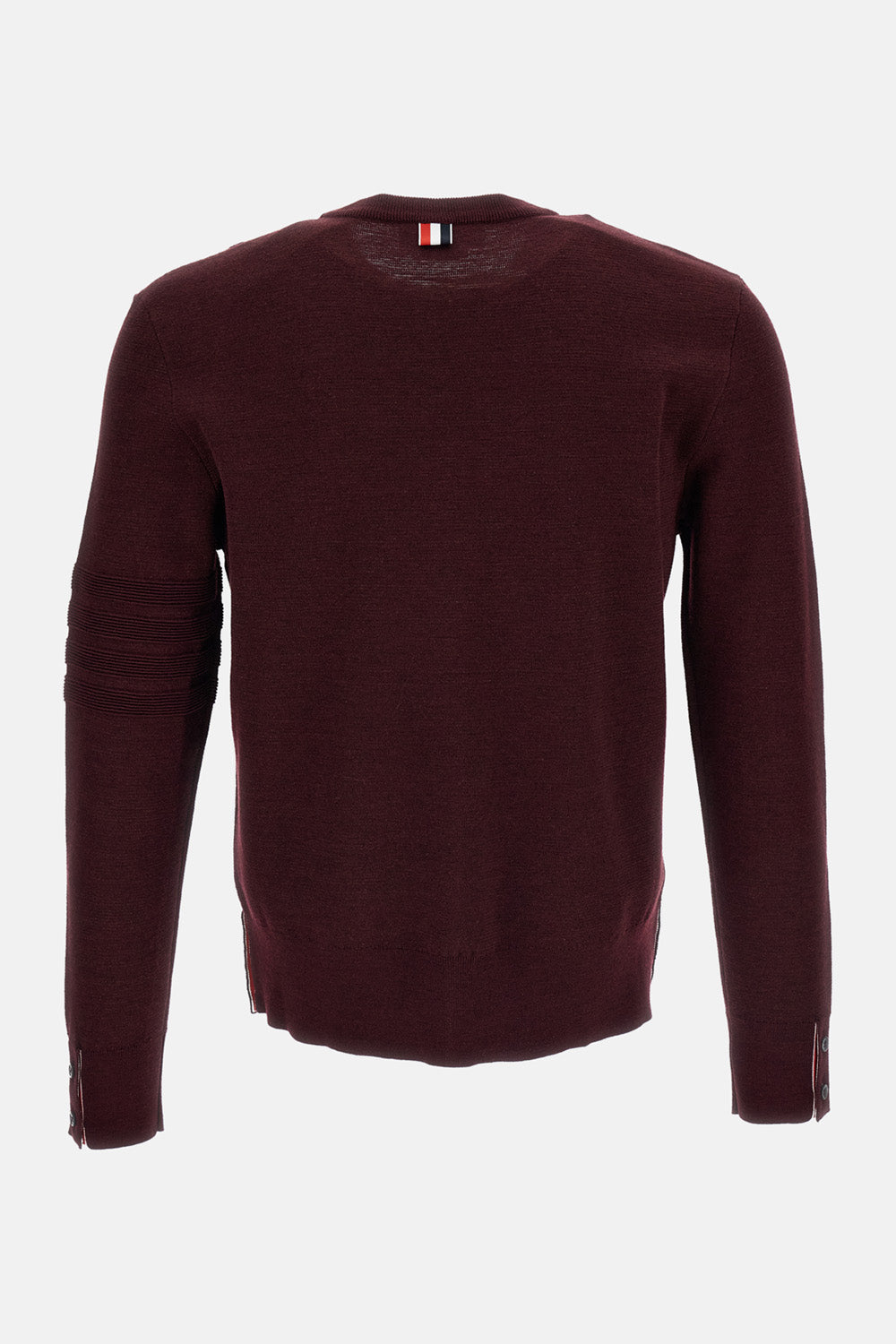 Thom Browne Men Ottoman Milano Stitch 4-Bar Bomber Pullover