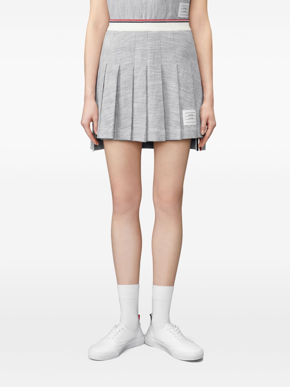 Thom Browne Women Cotton Mini Skirt