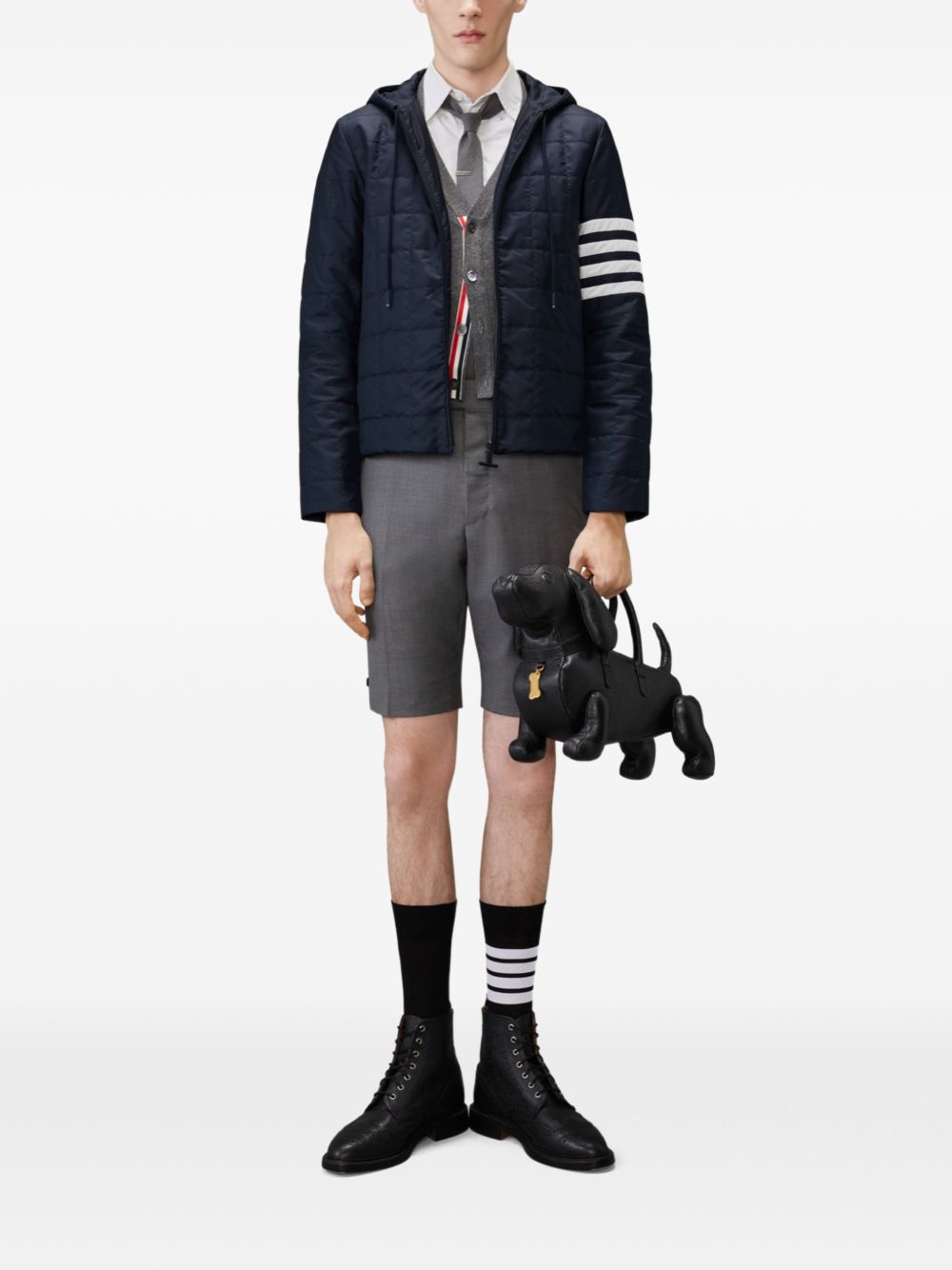 Thom Browne Men Short Down Jacket