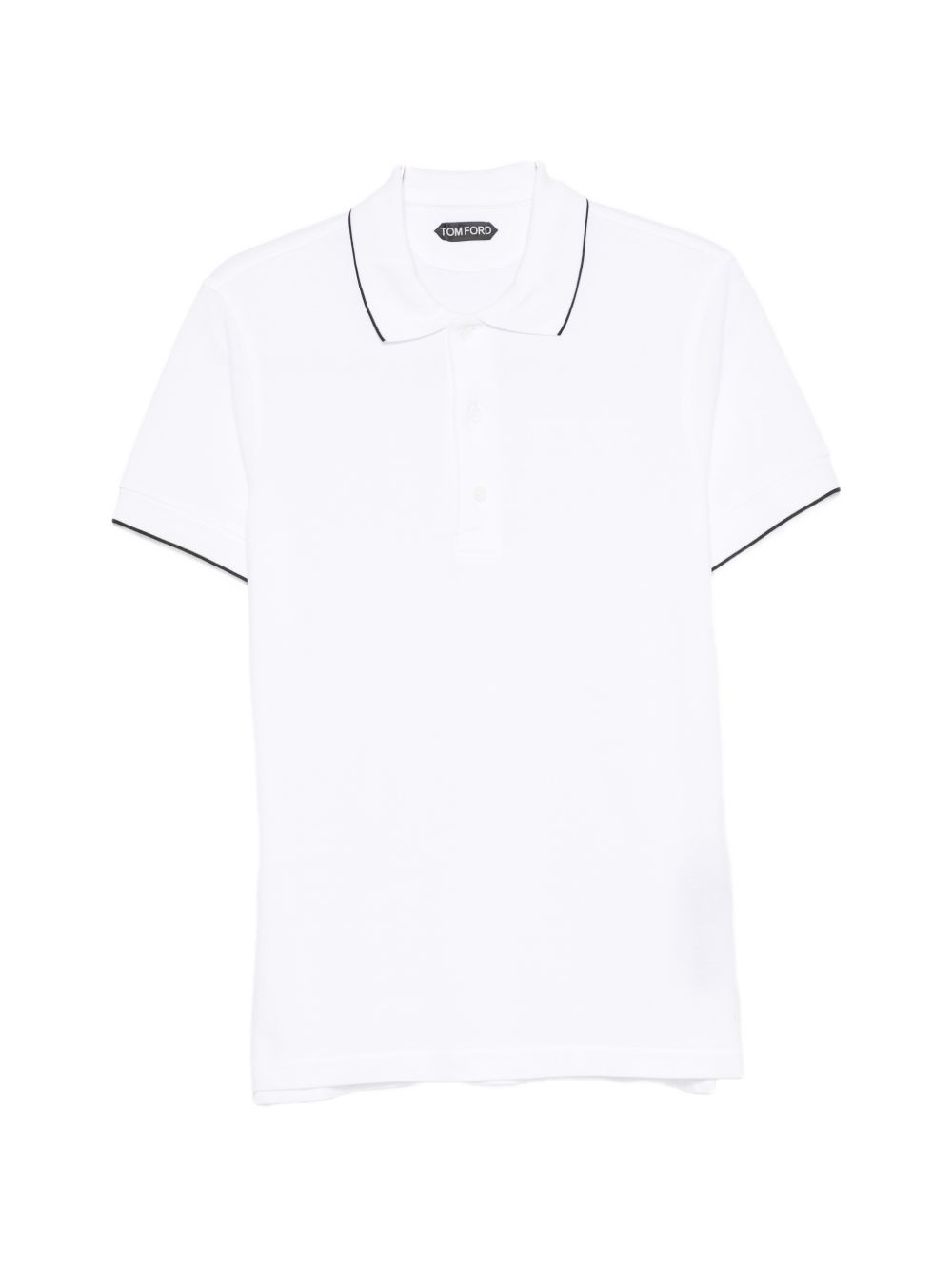 Tom Ford Men Piquet Cotton Polo Shirt