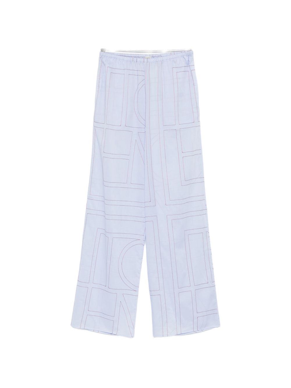 Toteme Women Cotton Blend Pajama Trousers