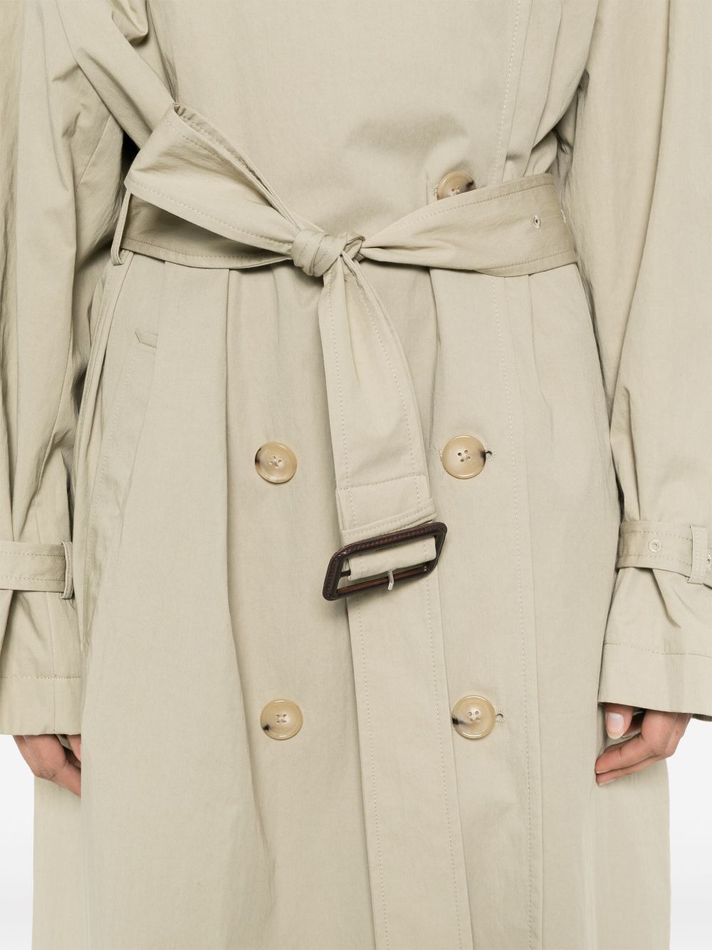 Toteme Women Cotton Blend Trench Coat