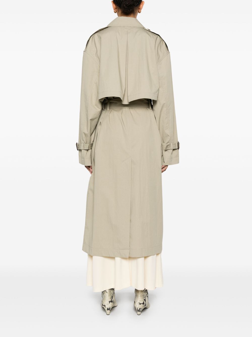 Toteme Women Cotton Blend Trench Coat