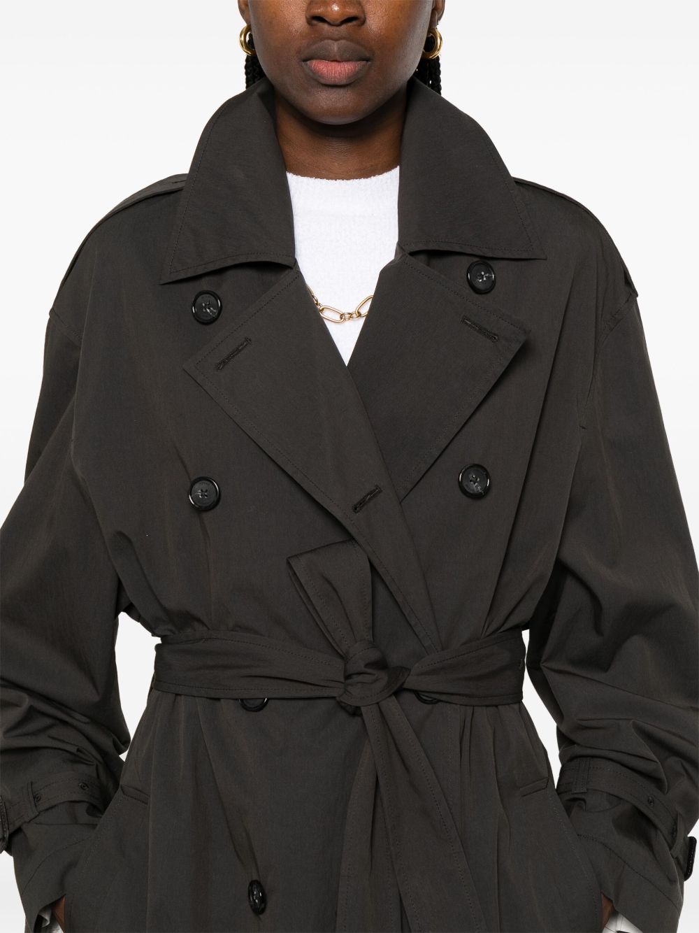 Toteme Women Cotton Blend Trench Coat