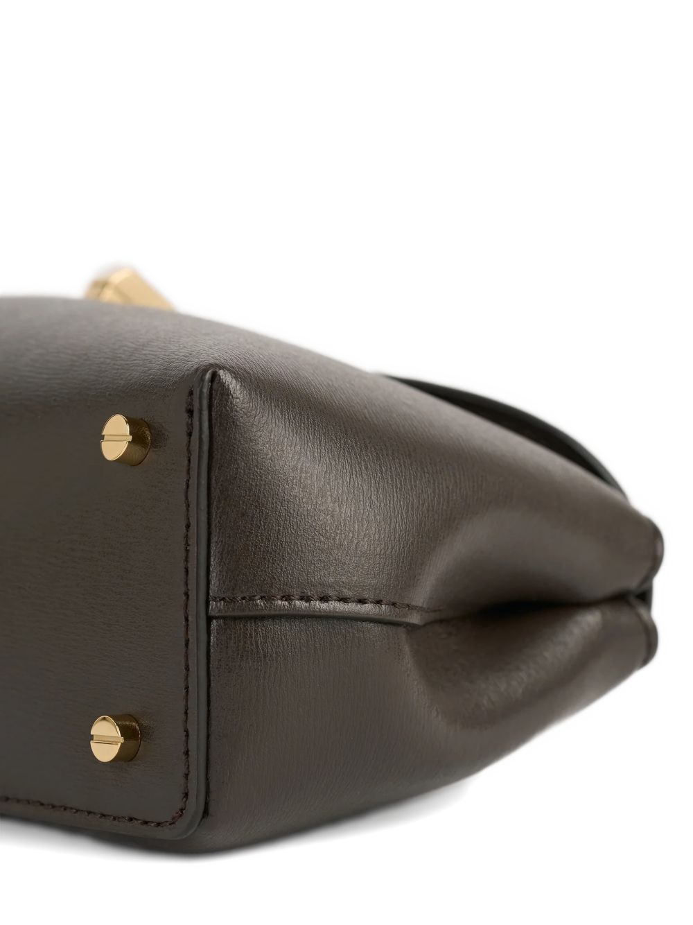 Toteme Women T-Lock Mini Leather Clutch