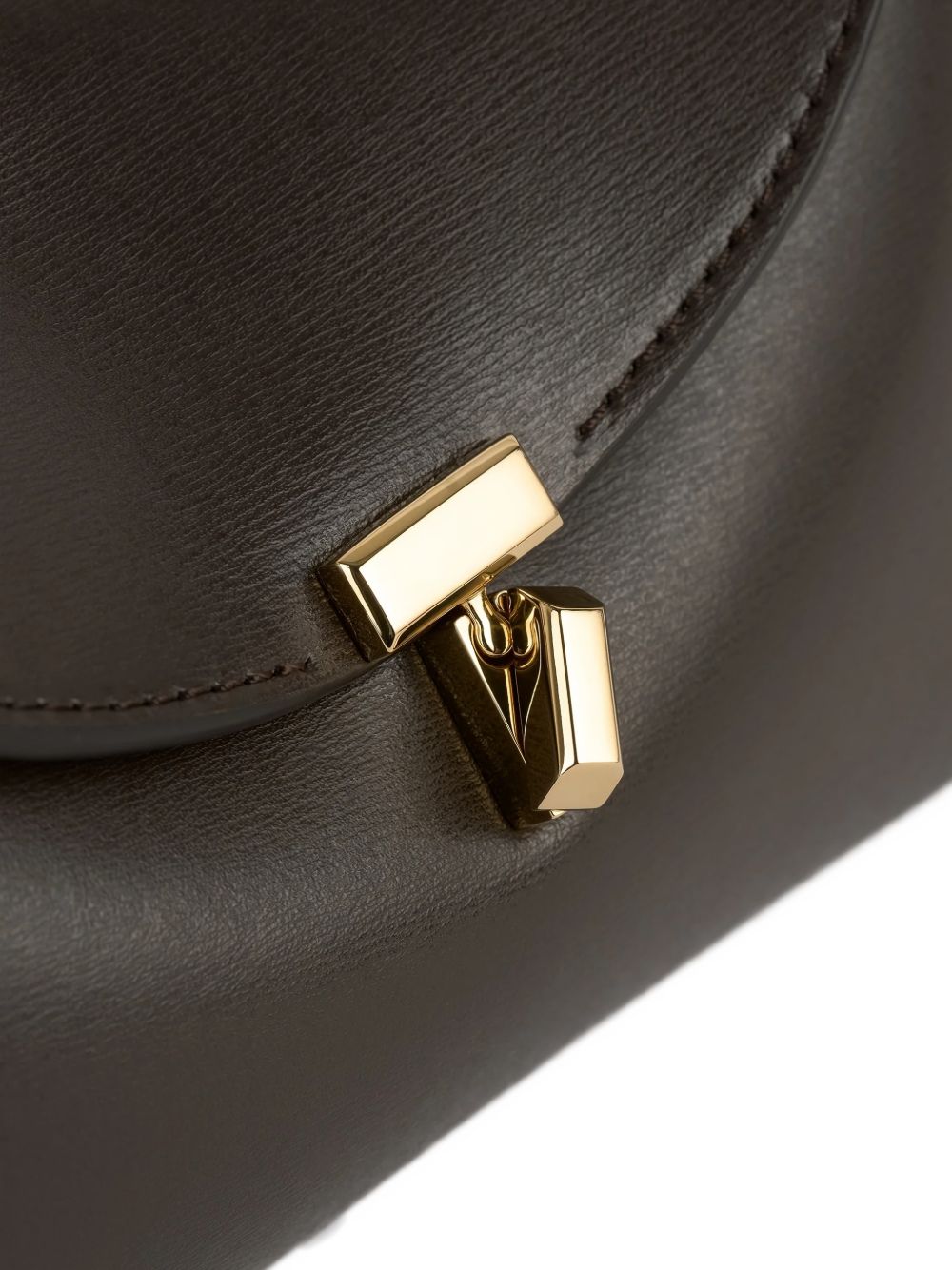 Toteme Women T-Lock Mini Leather Clutch