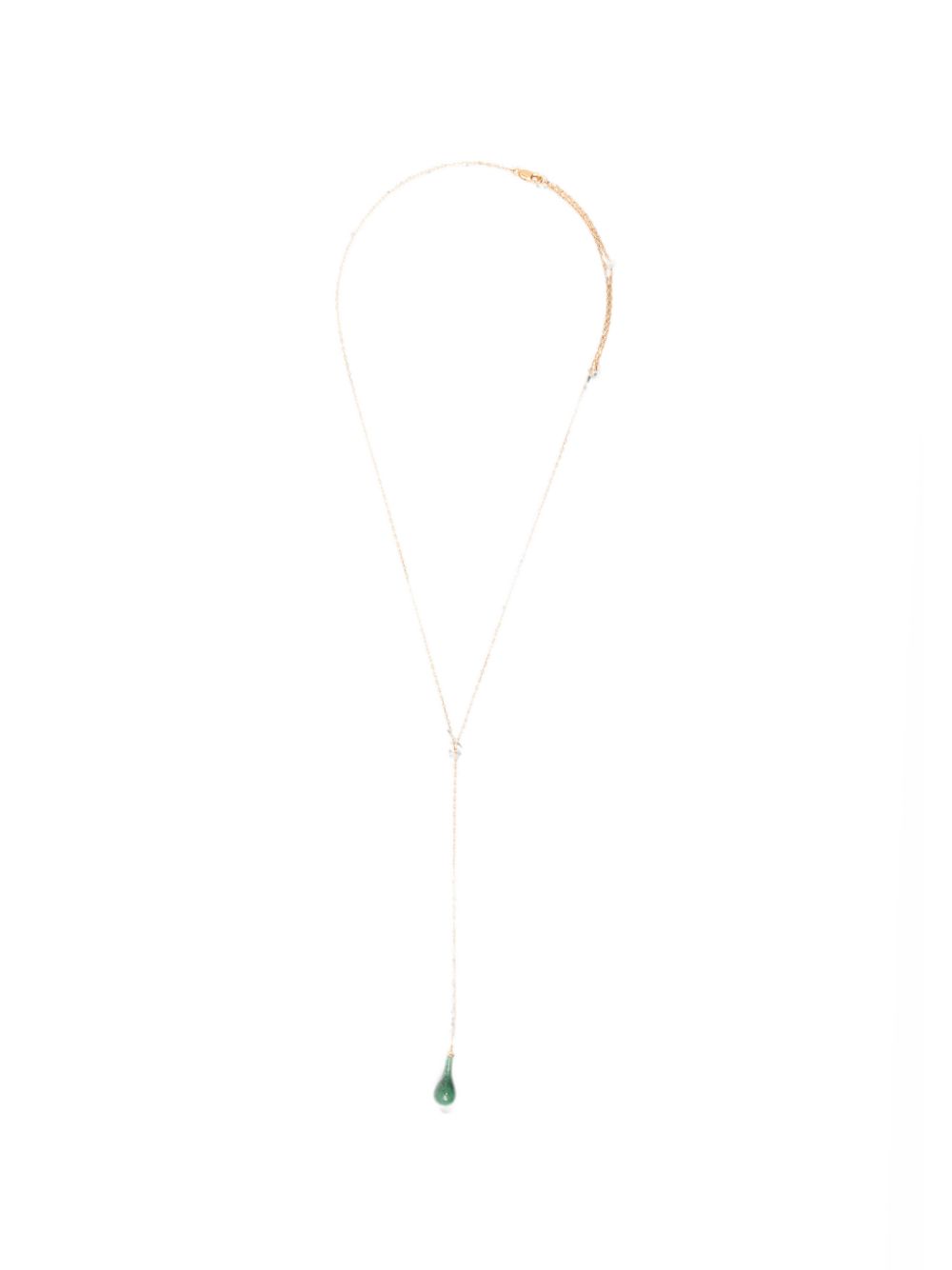 Toteme Women Jade Drop Necklace