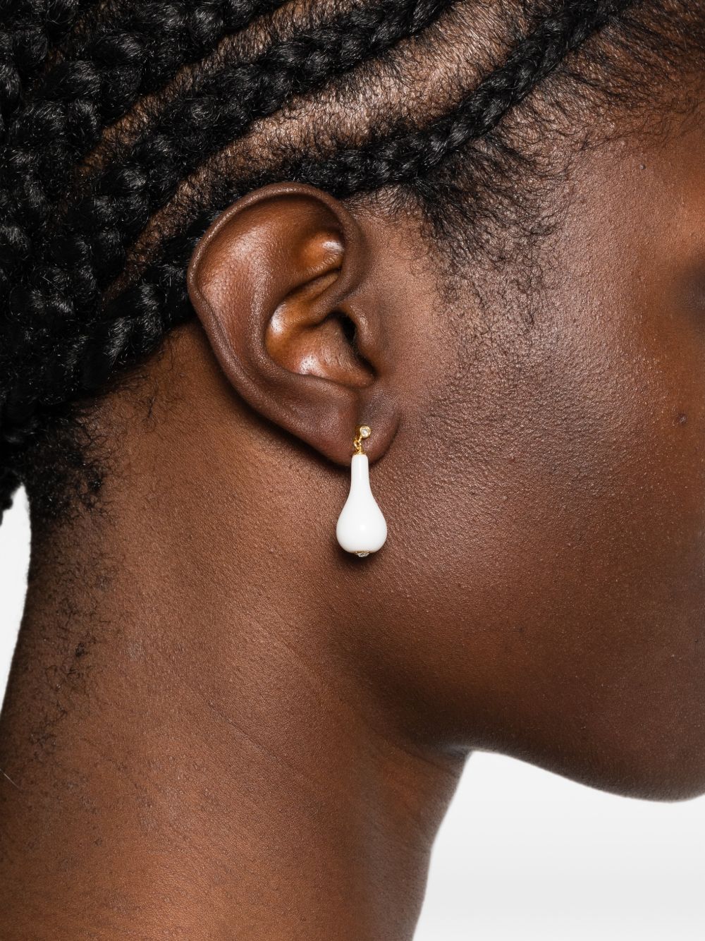 Toteme Women Jade Drop Earrings