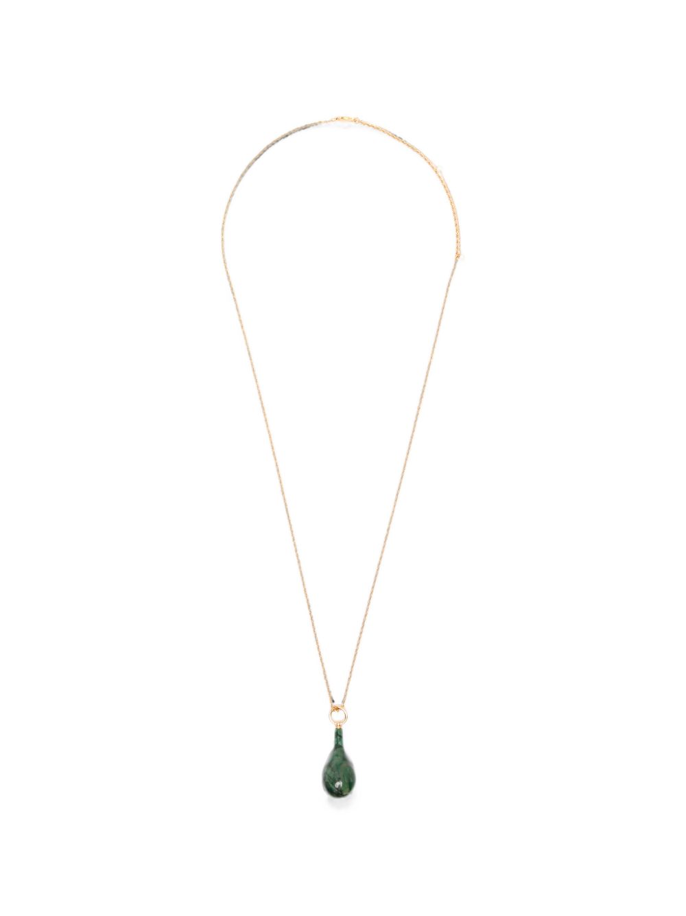 Toteme Women Jade Drop Necklace