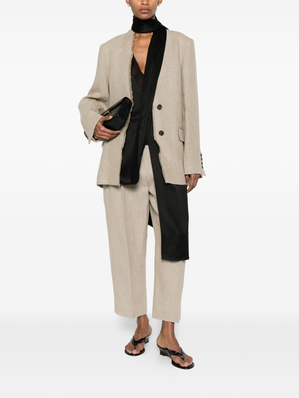 Toteme Women Linen Trousers
