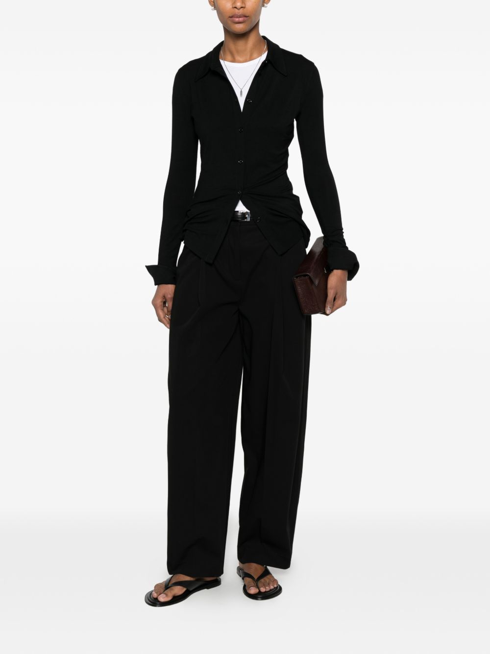 Toteme Women Fitted Jersey Shirt