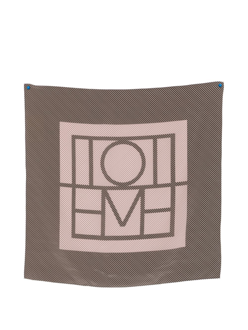 Toteme Women Monogram Silk Foulard