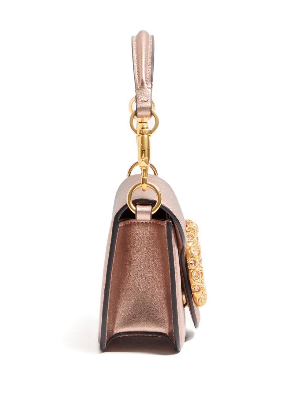 Valentino Garavani Women Locò Small Leather Shoulder Bag