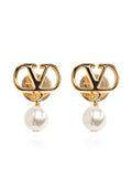 Valentino Garavani Women Vlogo Signature Pearl Earrings