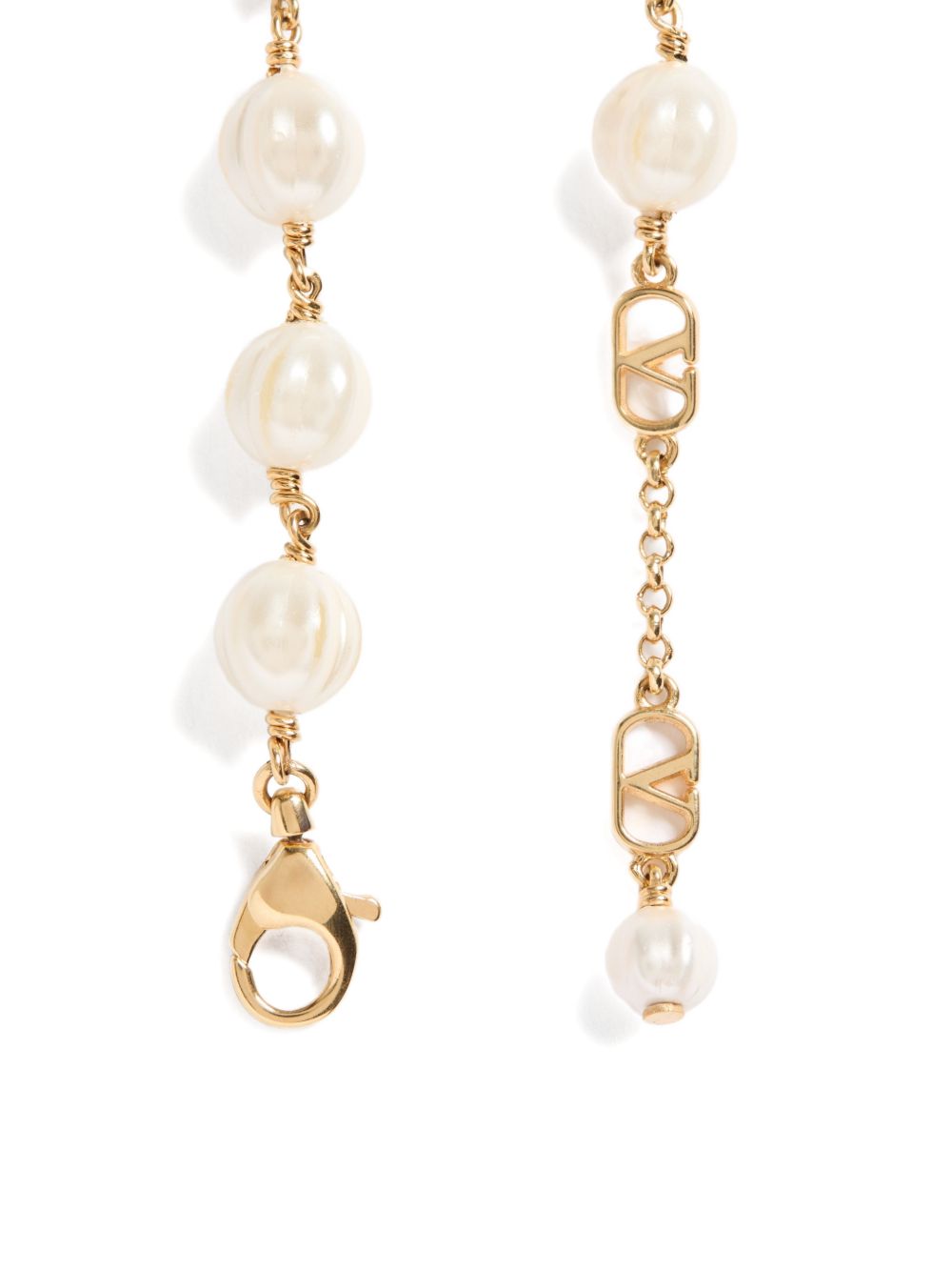 Valentino Garavani Women Vlogo Signature Pearl Bracelet