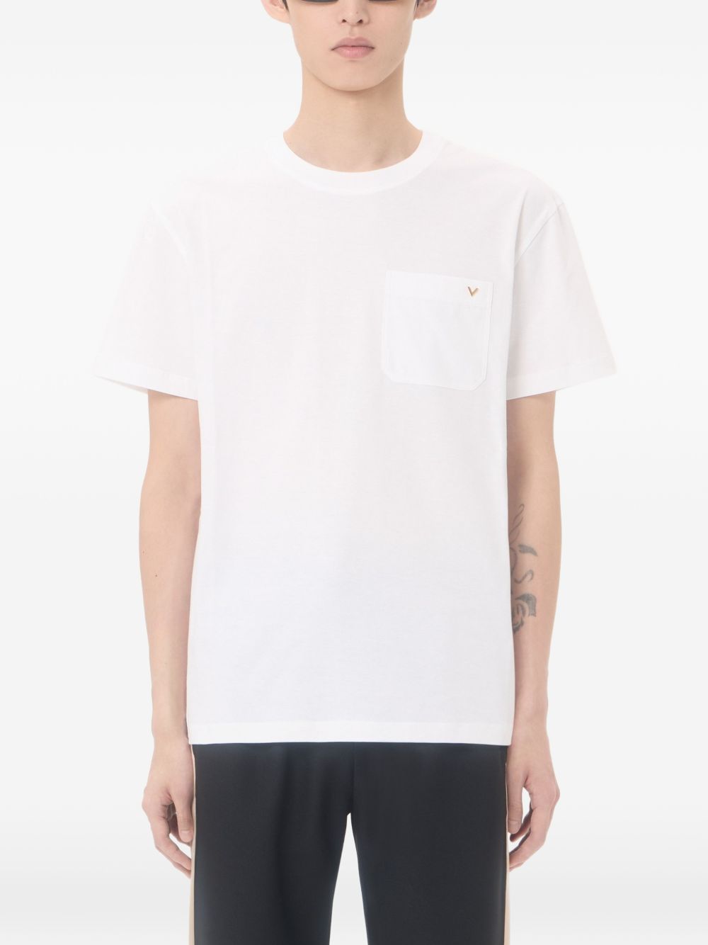Valentino Men Vgold Cotton T-Shirt