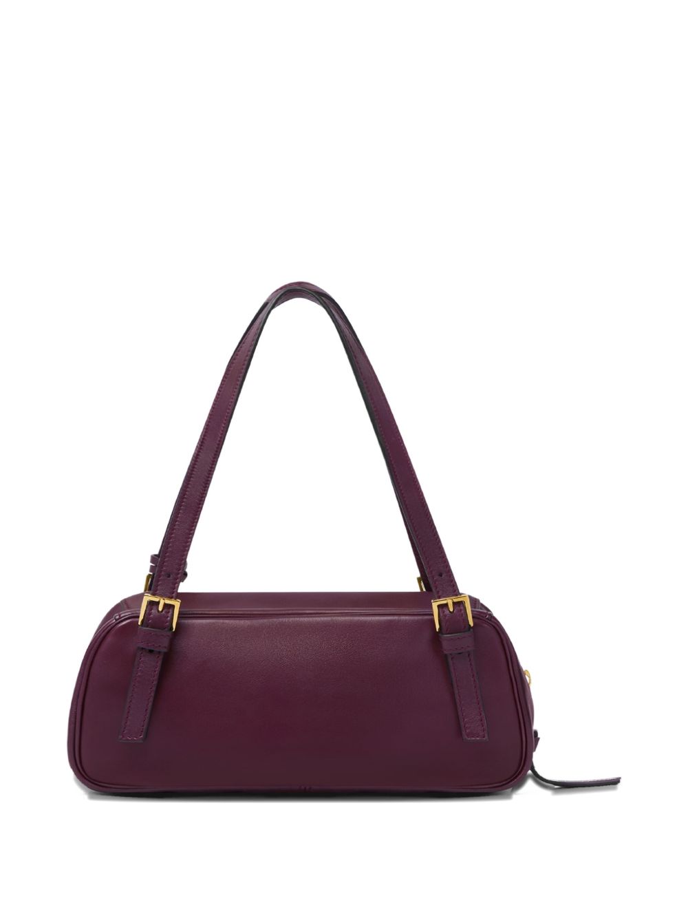 Versace Women Versace Tag Leather Bowling Bag
