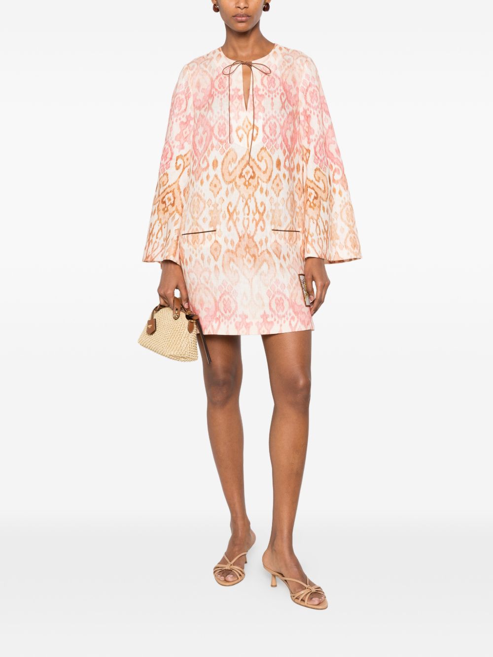 Zimmermann Women Aster Linen Mini Dress