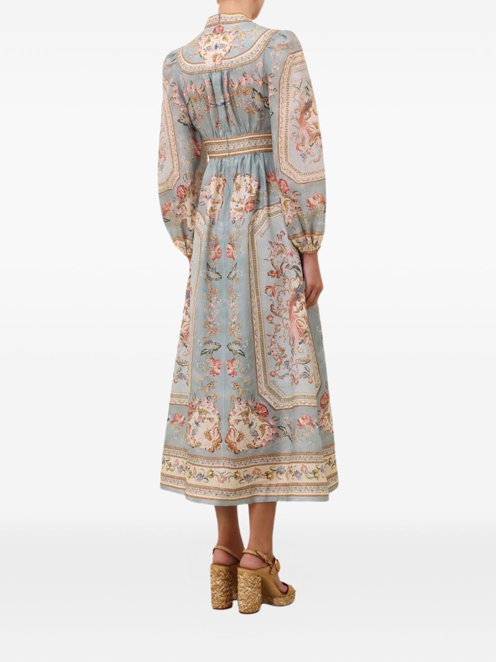 Zimmermann Women Roselight Printed Midi Dress