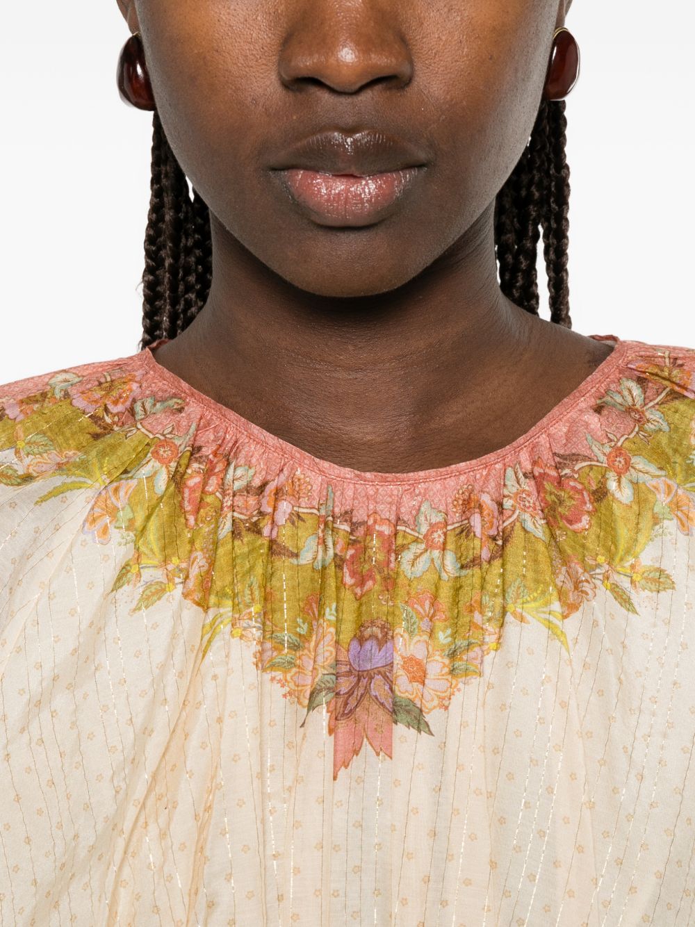 Zimmermann Women Indra Printed Mini Dress