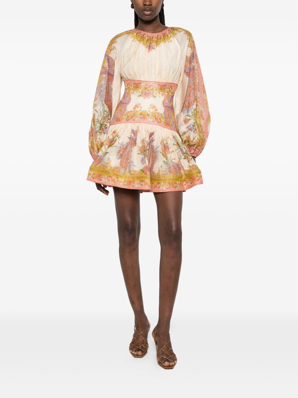 Zimmermann Women Indra Printed Mini Dress