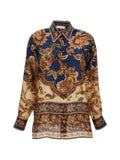 Zimmermann Women Aster Printed Silk Shirt