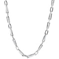 Men's 14k Gold (59gram) or Platinum (110gram) 4.5mm Link Chain Necklace 22"