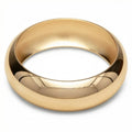 Heavy Weight Thick 1" 18k Yellow Gold Plated Bangle