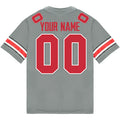 Custom Ohio States Buckeyes Jersey - Grey