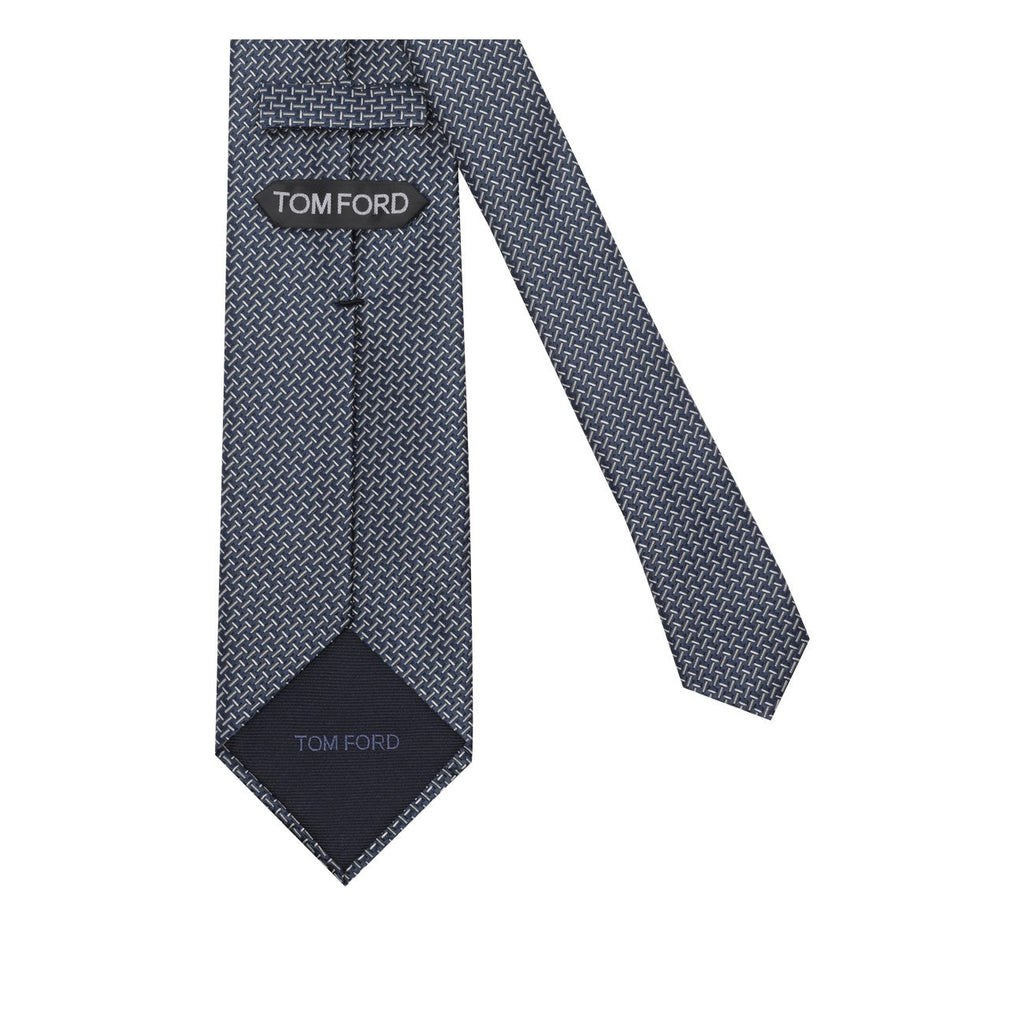 Tom Ford Men Geometric Pattern Tie